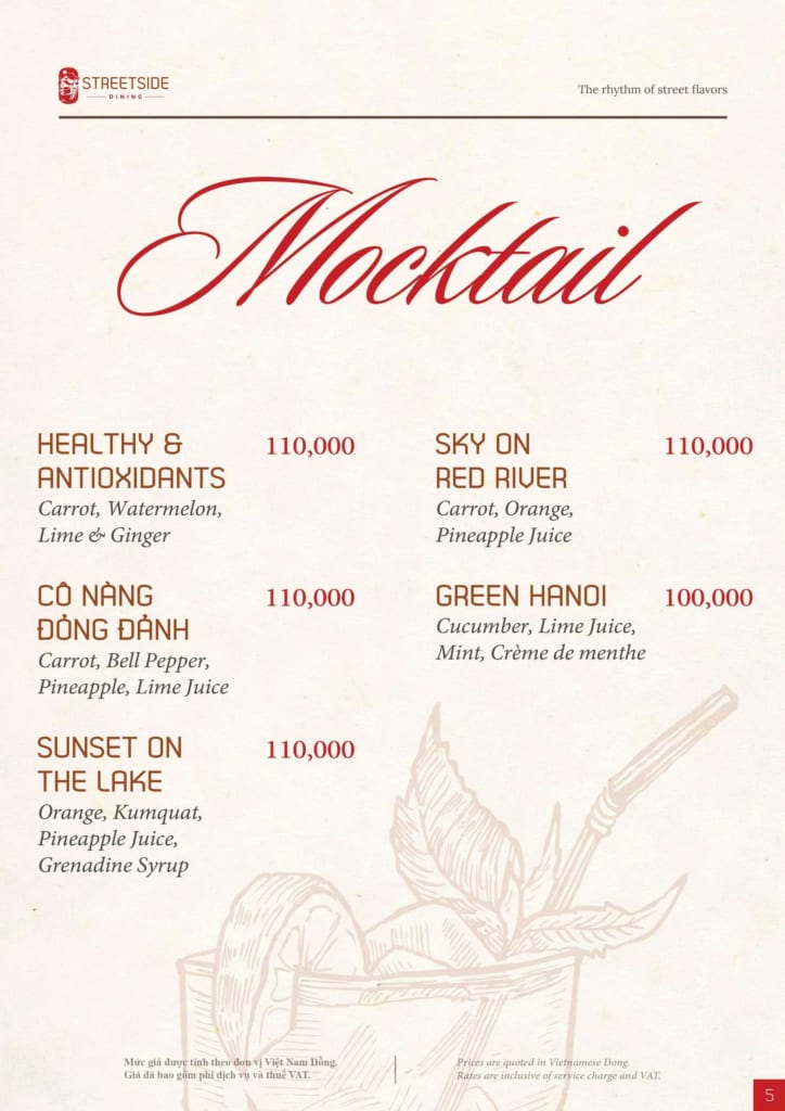 streetsidedining drink menu 5
