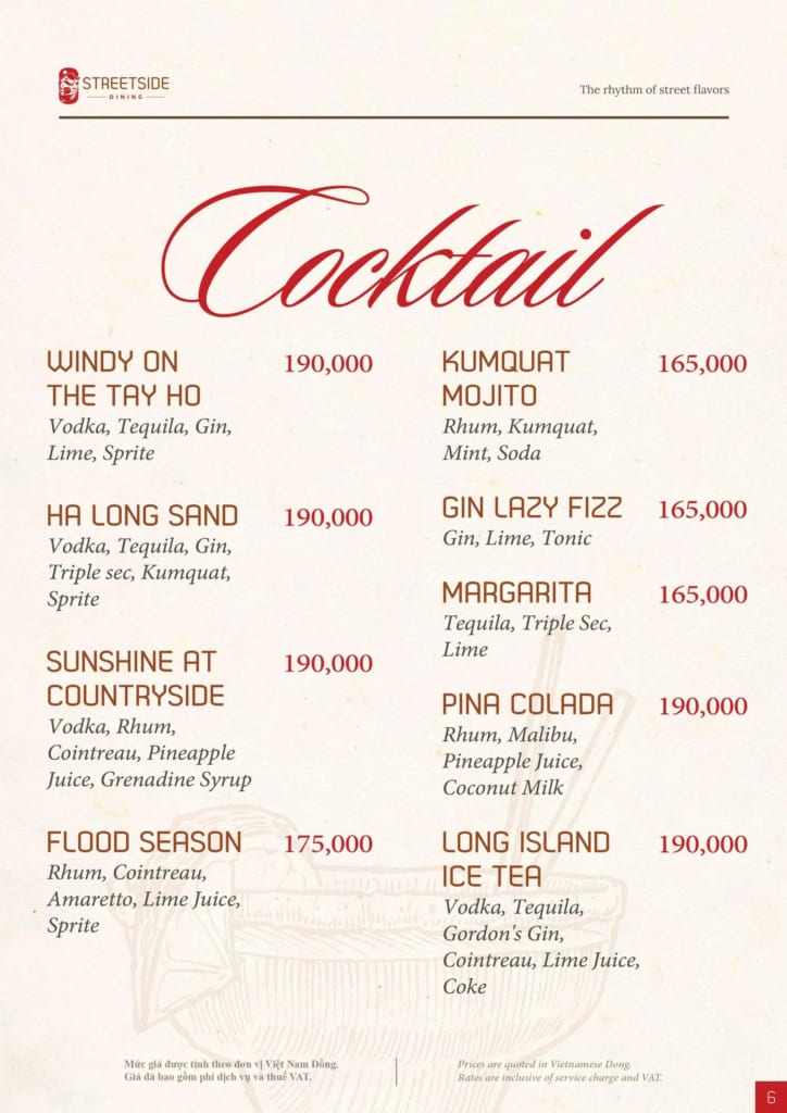 streetsidedining drink menu 6